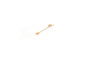 Hermia PLT0493 Juego de Cucharas 6 Piezas Zamak Dorado Elegante para Gastronomía y Ocasiones Especiales